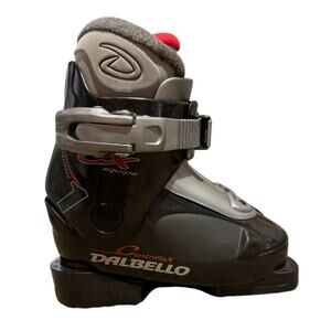 Dalbello Centriflex Kids Ski Boots Snow Sports Black Gray Buckle Closure System